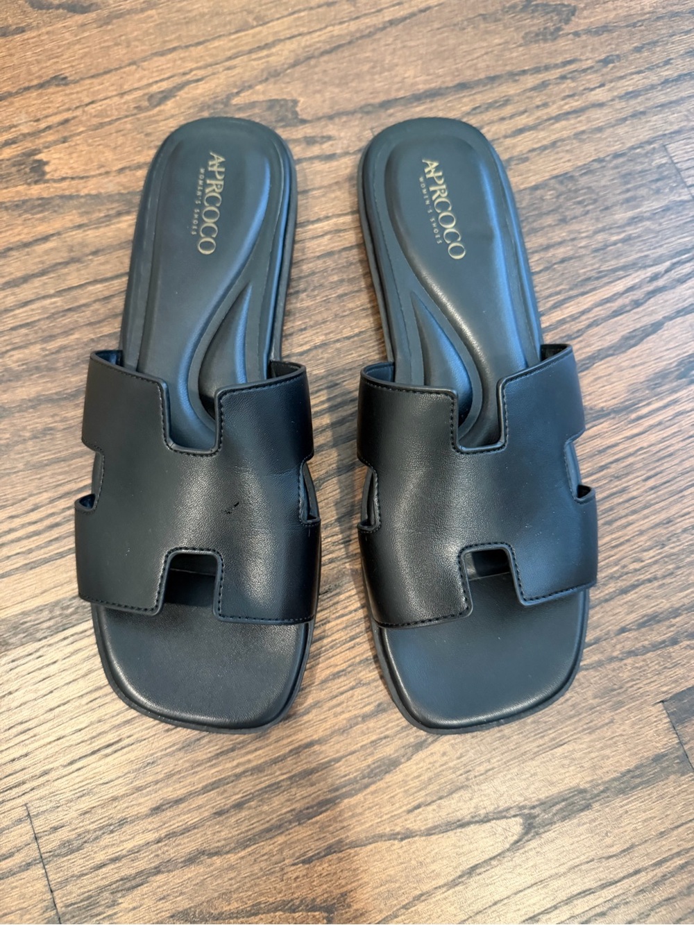 Women's Black Slide Sandals